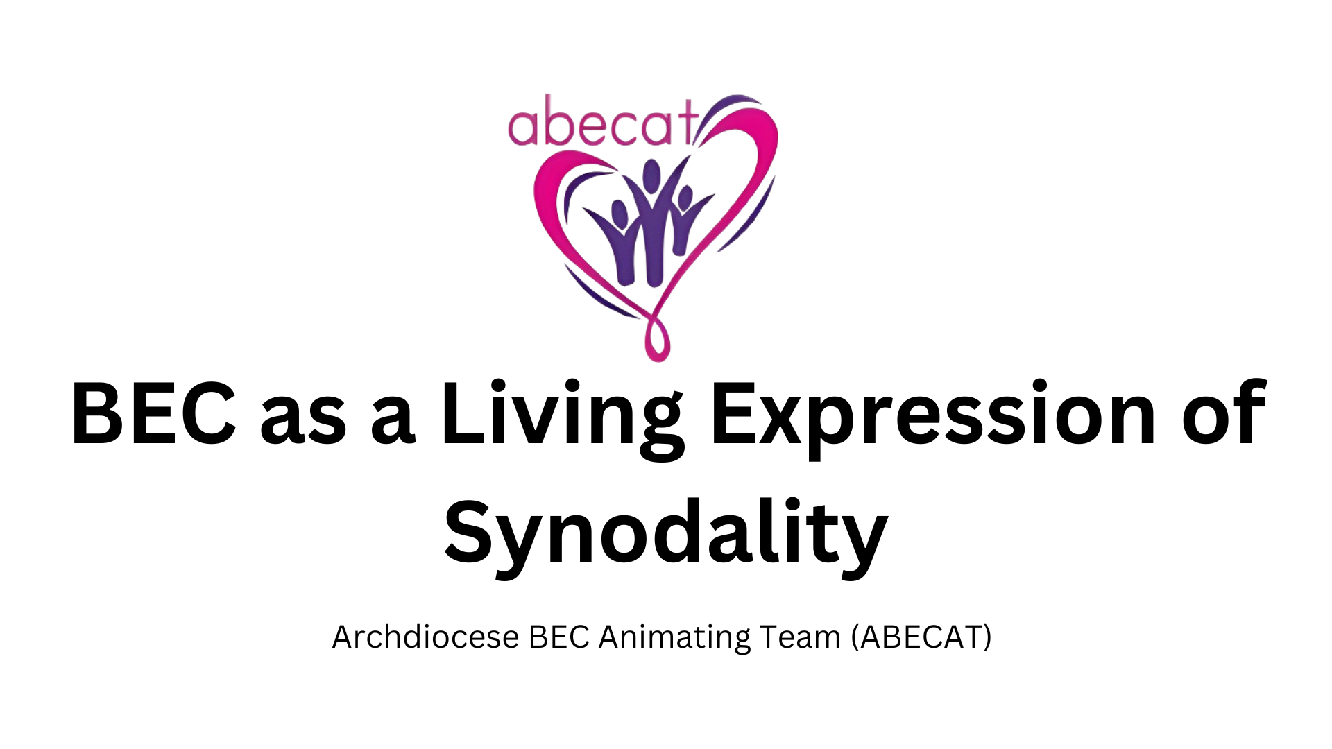 BEC as a Living Expression of Synodality