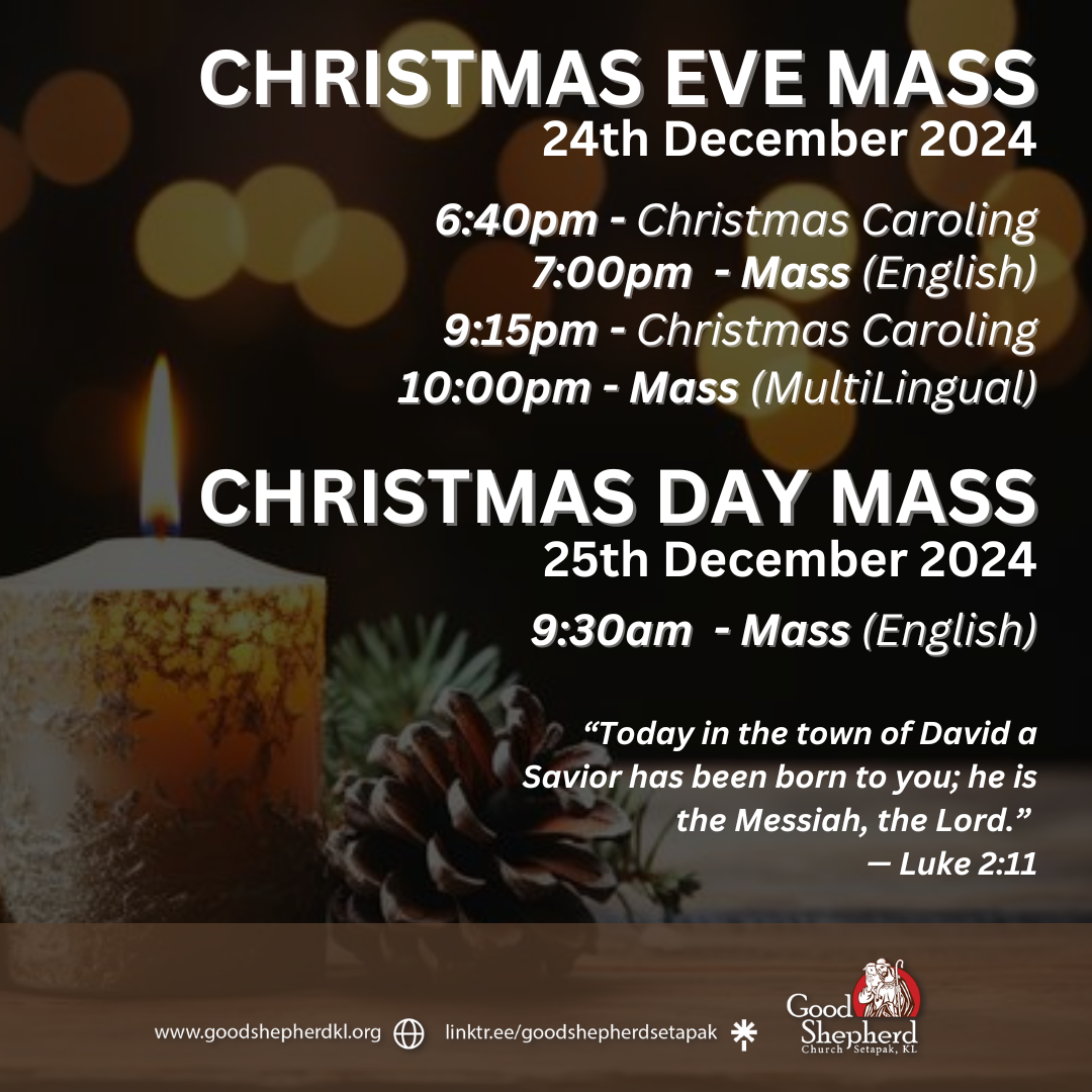 Christmas Eve and Day Mass Timings