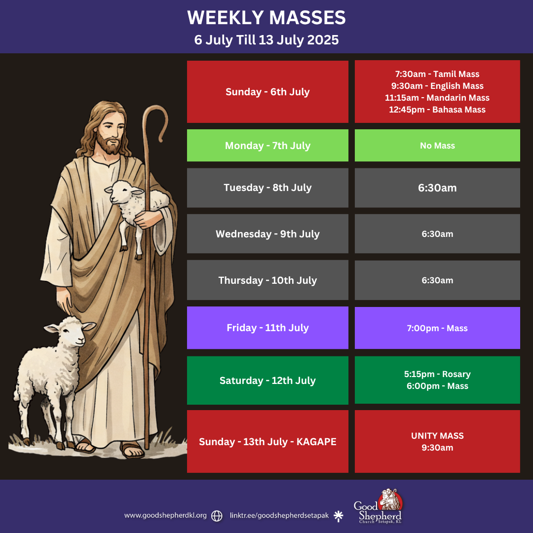 WEEKLY MASSES 9th February Till 15th February 2025 (2) WEEKLY MASSES 9th February Till 15th February 2025 (2)