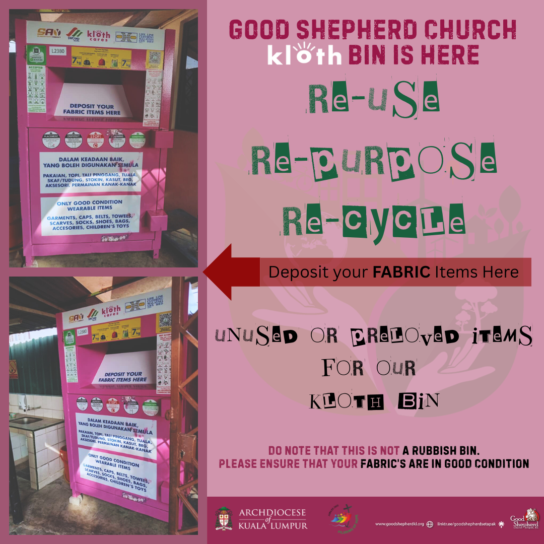Good Shepherd Church Cloth Bin is Here (1) Good Shepherd Church Cloth Bin is Here (1)